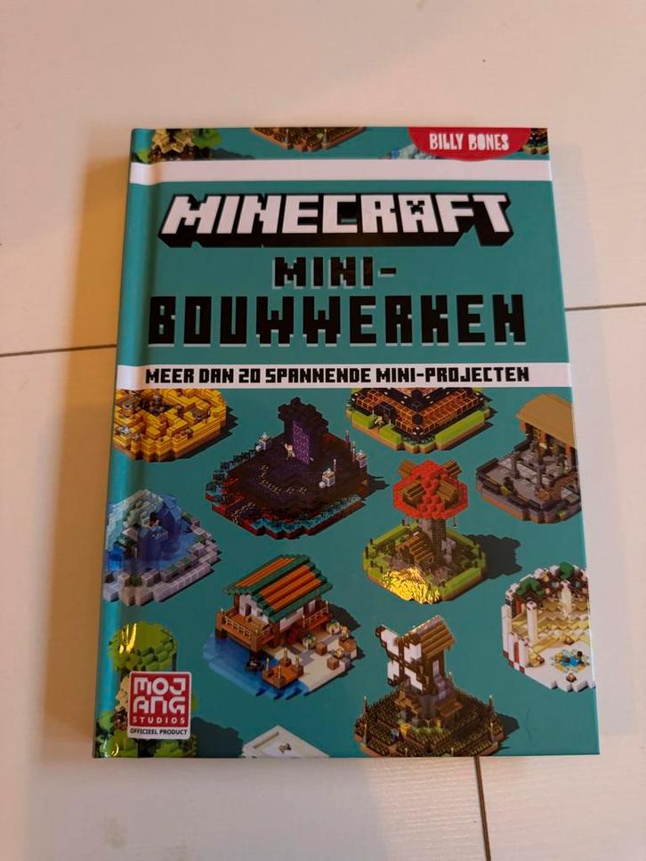 Minecraft Mini-Bouwwerken Boek, Boeken, Hobby en Vrije tijd, Nieuw, Overige onderwerpen, Geschikt voor kinderen, Ophalen of Verzenden