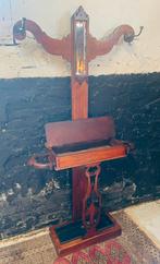 Vintage antieke staande kapstok kastje en spiegel Edwardian, Ophalen, Gebruikt, Staande kapstok, 150 tot 200 cm