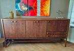 Vintage dressoir in wenge fineer brutalist design, Huis en Inrichting, Kasten | Dressoirs, Ophalen, 25 tot 50 cm
