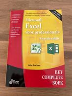 Microsoft Excel voor Professionals handboek - Wim de Groot, Ophalen of Verzenden, Zo goed als nieuw