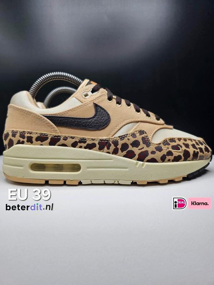 Nike Air Max 1 '87 'Sesame Leopard'
Maat: 39, Kleding | Dames, Schoenen, Zo goed als nieuw, Sneakers of Gympen, Beige, Ophalen of Verzenden