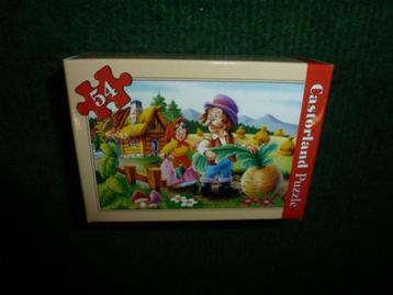 NIEUW Castorland puzzel Boer en Boerin in de tuin 54 stukjes beschikbaar voor biedingen