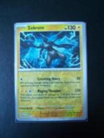 8575: Nieuwe Pokemon holofoil ZEKROM HP 130 (066/182) beschikbaar voor biedingen