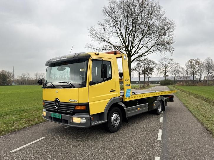 Mercedes Atego 815 Falcom Afsleepwagen Takelwagen Bergingswa, Auto's, Vrachtwagens, Bedrijf, Te koop, Cruise Control, Mercedes-Benz