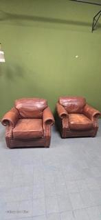 Set leren clubfauteuils – Engelse Chesterfield stijl

Twee r, Ophalen