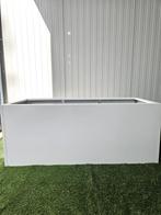 Stalen plantenbak wit 150x60, Tuin en Terras, Bloembakken en Plantenbakken, Ophalen of Verzenden, Zo goed als nieuw, Metaal