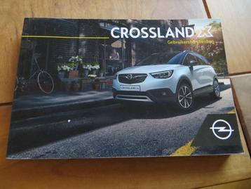 Instructieboek Opel Crossland X + navi/audio/media 2018 beschikbaar voor biedingen
