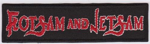 Flotsam and Jetsam stoffen opstrijk patch embleem, Verzamelen, Muziek, Artiesten en Beroemdheden, Nieuw, Kleding, Verzenden
