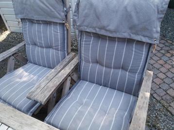 Tuinstoelkussens / 2 stuks / sun garden Tuinstoelkussens beschikbaar voor biedingen