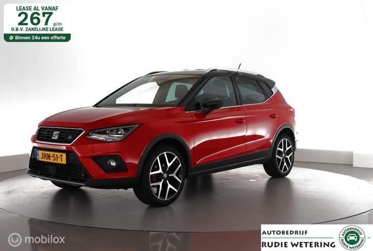 Seat Arona 1.0 TSI 110PK Automaat FR Business Intense leder|, Auto's, Seat, Bedrijf, Te koop, Arona, ABS, Achteruitrijcamera, Adaptieve lichten