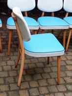 2 vintage fifties stoelen, retro eetkamerstoelen, Zo goed als nieuw, Ophalen