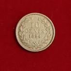 10 cent 1894 wilhelmina zilver gulden zilveren munt, Postzegels en Munten, Munten | Nederland, Zilver, Koningin Wilhelmina, 10 cent