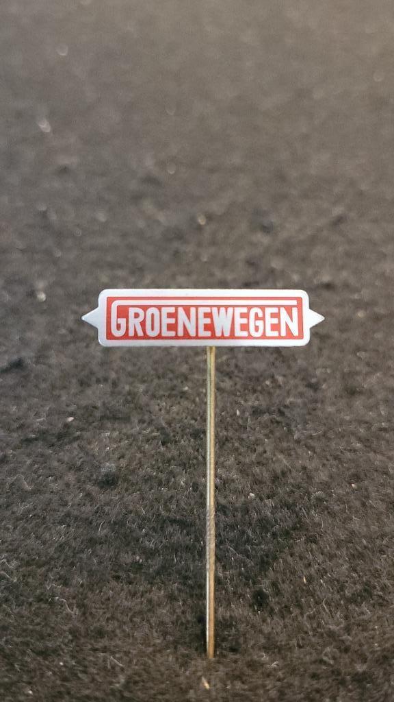 Groenewegen speldje, Verzamelen, Speldjes, Pins en Buttons, Zo goed als nieuw, Speldje of Pin, Merk, Verzenden