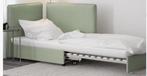 Ikea slaapbank Vallentuna slaapmodule met leuningen compact, Ophalen, Gebruikt, Tweepersoons, Grijs