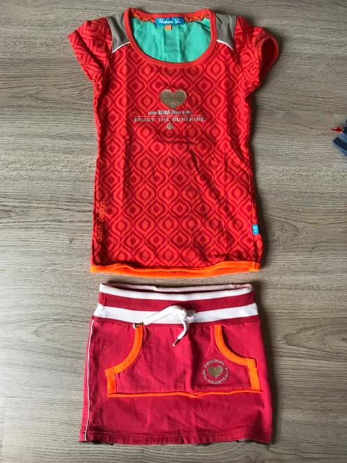 Ninni Vi setje drasgmaat 110-116, Kinderen en Baby's, Kinderkleding | Maat 110, Zo goed als nieuw, Meisje, Setje, Ophalen of Verzenden