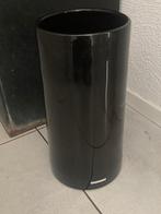 Dean Flowers hoge zwarte vaas van glas Henry Dean, Huis en Inrichting, Ophalen, Zwart, Minder dan 50 cm, Glas