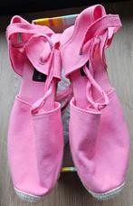 **Lazamani Roze Espadrilles met linten - ZGAN**, Kleding | Dames, Schoenen, Lazamani, Ophalen of Verzenden, Zo goed als nieuw
