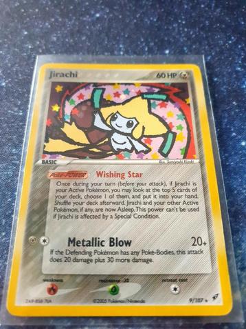 Pokémon kaart Jirachi Holo #9 Deoxys  beschikbaar voor biedingen