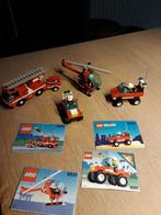 Lego vintage brandweer, nr 6593,6531,6511,6525, Ophalen of Verzenden, Gebruikt, Complete set, Lego