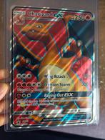 Charizard gx full art jumbo promo in sleeve & toploader, Hobby en Vrije tijd, Verzamelkaartspellen | Pokémon, Foil, Ophalen of Verzenden