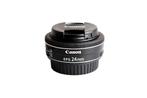 Canon EF-S 24mm F2.8 STM prime lens met 12 maanden garantie, Verzenden, Zo goed als nieuw, Standaardlens