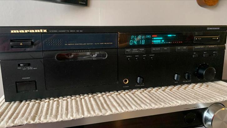 Marantz SD-62 cassettedeck ALS NIEUW!, Audio, Tv en Foto, Cassettedecks, Marantz, Ophalen of Verzenden