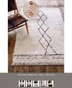 NIEUW! Vloerkleed AFK Living Fez' - Beige/Zw 1.2x1,7m €47,99, Huis en Inrichting, Stoffering | Tapijten en Kleden, Nieuw, Ophalen of Verzenden