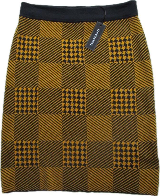 Rokje Question, Kleding | Dames, Rokken, Nieuw, Maat 38/40 (M), Zwart, Knielengte, Verzenden