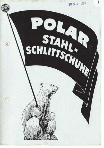 Zeldzame Polar Torpedo-lauf Courier Kunst nr. 10 schaatsen beschikbaar voor biedingen