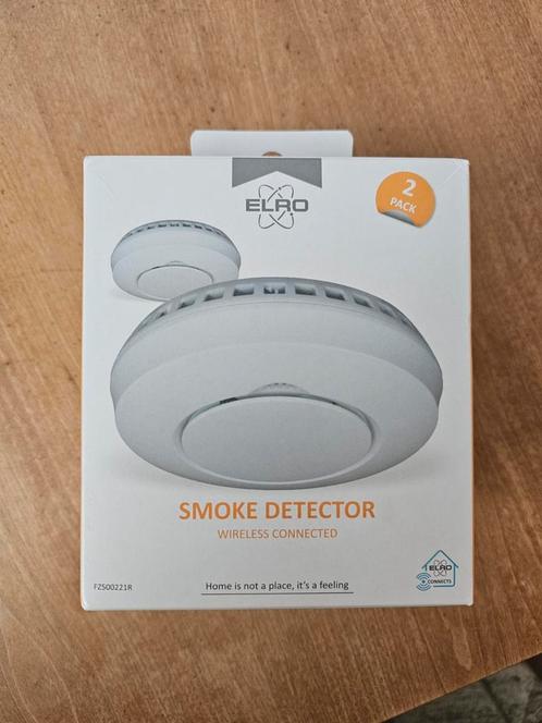 ELRO Connects Draadloos Koppelbare Rookmelder FZ500221R, Doe-het-zelf en Verbouw, Alarmsystemen, Nieuw, Detector, Sensor of Melder
