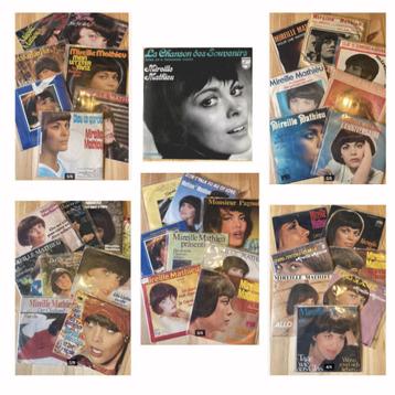  Mireille Mathieu - veel singles en epees - Zie omschrijving beschikbaar voor biedingen