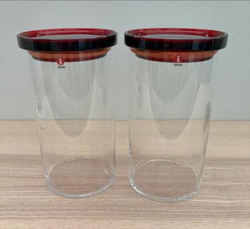 Iittala voorraadpotten Alvar Aalto glas design vintage beschikbaar voor biedingen