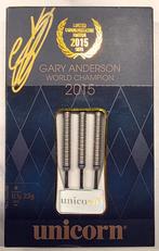 Gary Anderson Unicorn WK 2015 Limited Edition Gesigneerd, Sport en Fitness, Darts, Ophalen of Verzenden, Nieuw, Pijlen
