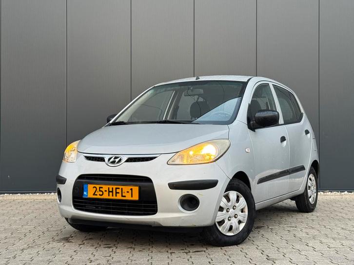 Hyundai i10 1.1 I 5DR 2008 Grijs AIRCO., Auto's, Hyundai, Bedrijf, i10, Airbags, Airconditioning, Centrale vergrendeling, Elektrische ramen