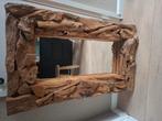 Drijfhout spiegel (zwaar!). 100x60cm, Ophalen, Minder dan 50 cm, Zo goed als nieuw, Minder dan 100 cm