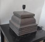 rustiek houten tafellamp, houten lampvoet, lampsokkel, Ophalen of Verzenden, Hout, Minder dan 50 cm