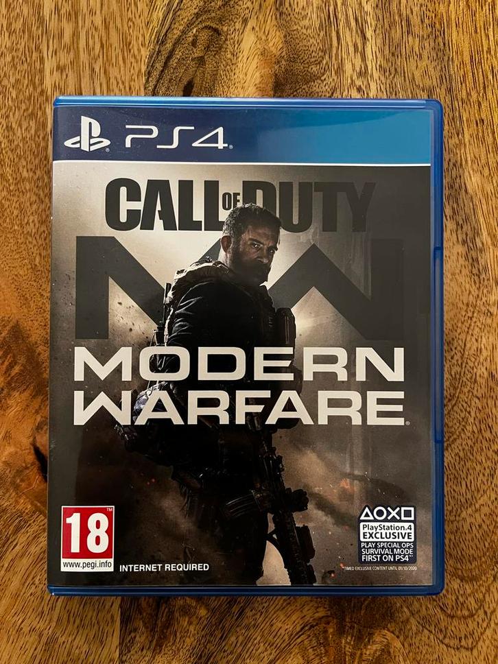 Call of Duty Modern Warfare - PS4 (NIEUW), Spelcomputers en Games, Games | Sony PlayStation 4, Zo goed als nieuw, Shooter, 3 spelers of meer