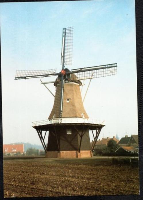 (OV117) Ansichtkaart molen Lattrop Oortmannmolen kleinformaa, Verzamelen, Ansichtkaarten | Nederland, Ongelopen, Overijssel, 1980 tot heden