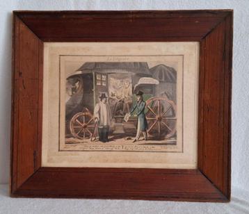 W.P. + Etch’d by G.C.k, G. Humphrey,La Diligence, satirisch beschikbaar voor biedingen