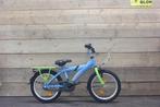 16 inch Alpina Yabber jongensfiets blauw/groen met garantie, Gebruikt