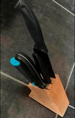 Messenblok met enkele messen, Ophalen of Verzenden, Zo goed als nieuw