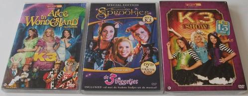 Dvd *** K3 *** 3 stuks, Cd's en Dvd's, Dvd's | Kinderen en Jeugd, Zo goed als nieuw, Film, Overige genres, Alle leeftijden, Ophalen of Verzenden