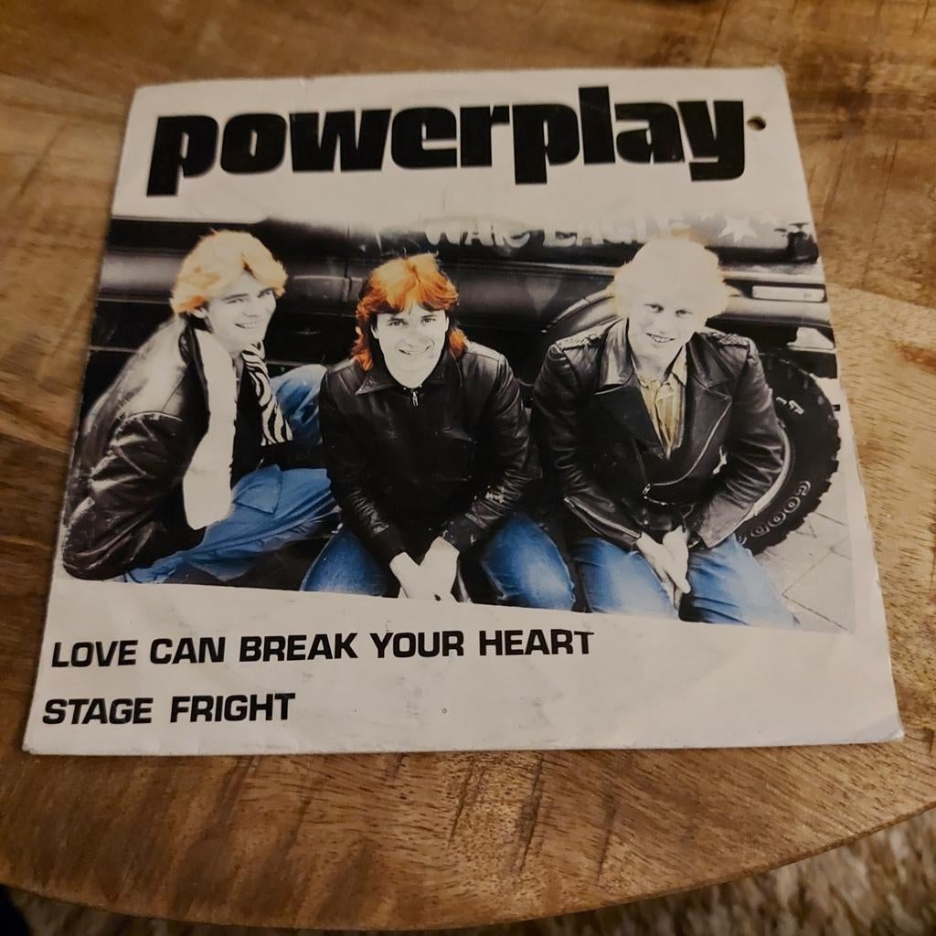Power play / love can break your heart, Gebruikt, Maxi-single, Ophalen of Verzenden, Pop