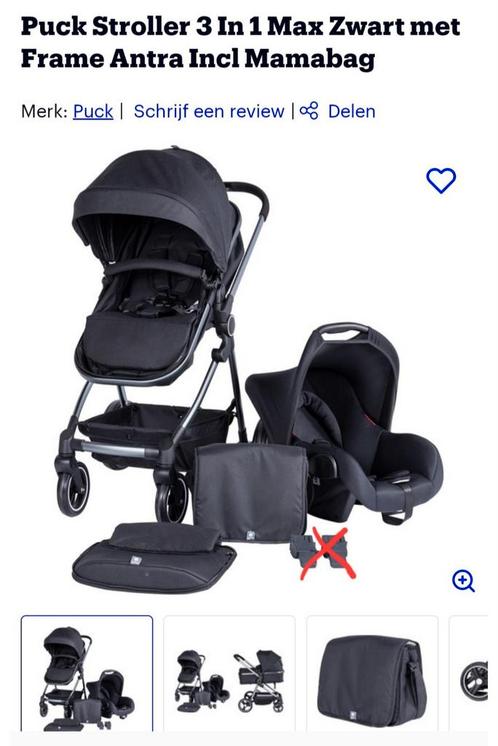Puck stroller 3 in 1, Kinderen en Baby's, Kinderwagens en Combinaties, Gebruikt, Overige merken, Ophalen of Verzenden