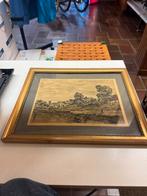 Wand decoratie afbeelding huizen/bootje (Nr: 2061), Ophalen