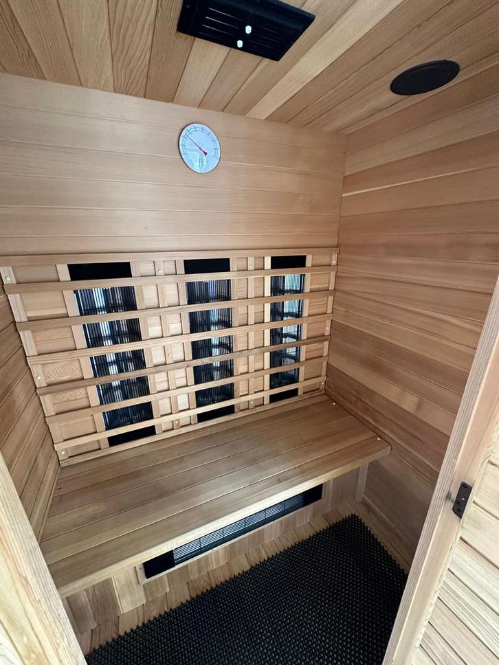 Infraroodsauna - Ontspanning in eigen huis!, Sport en Fitness, Sauna, Zo goed als nieuw, Complete sauna, Infrarood, Ophalen