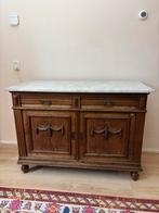 Prachtige ladekast/dressoir met marmeren blad, Ophalen, Zo goed als nieuw, 25 tot 50 cm