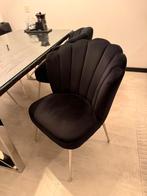 Eettafel + Salontafel Sleeperwood Glasplaat + 4 Stoelen, Ophalen, Zo goed als nieuw, Rechthoekig, Overige houtsoorten