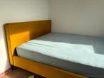 Bed okergeel Malmö Wehkamp, Huis en Inrichting, Slaapkamer | Bedden, Ophalen, Overige kleuren, Tweepersoons, Zo goed als nieuw