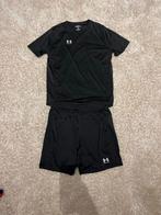Under Armour Sportset - Zwart - Maat yxl (152), Maat 48/50 (M), Zwart, Ophalen of Verzenden, Zo goed als nieuw